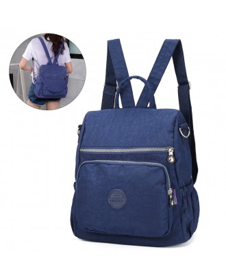 Women Multi-function Anti-Theft Waterproof Shoulder Bag Mummy Backpack Shopping Date