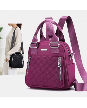 Women Large Capacity Multifunctional Waterproof Multi-Layer Shoulder Bag Backpack