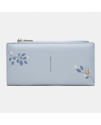 Women 10 Card Slots Long Wallet Purse Phone Bag