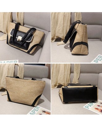 Women Casual Large Capacity Multifunction Handbag Shoulder Bag